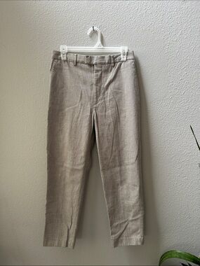 Ines De La Fressange Paris Uniqlo gray plaid pants 6